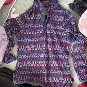 Patagonia Multicolor Patterned Fleece Pullover
